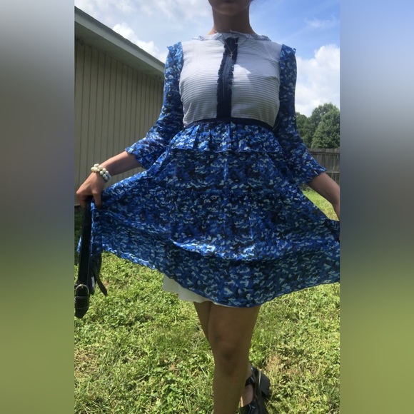 Rary Blue Dress Made in Italy - Picture 3 of 13